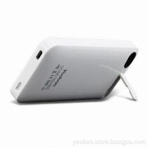 Backup Battery for Apple's iPhone 4, with Stand Function, Available in White